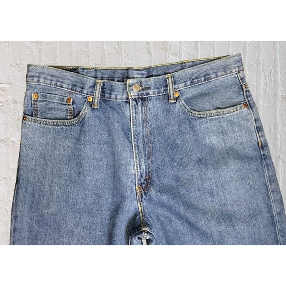 Levis 550 Relaxed Straight Leg Jeans Mens 36x29 Loose Baggy Western Rodeo - Picture 3 of 10